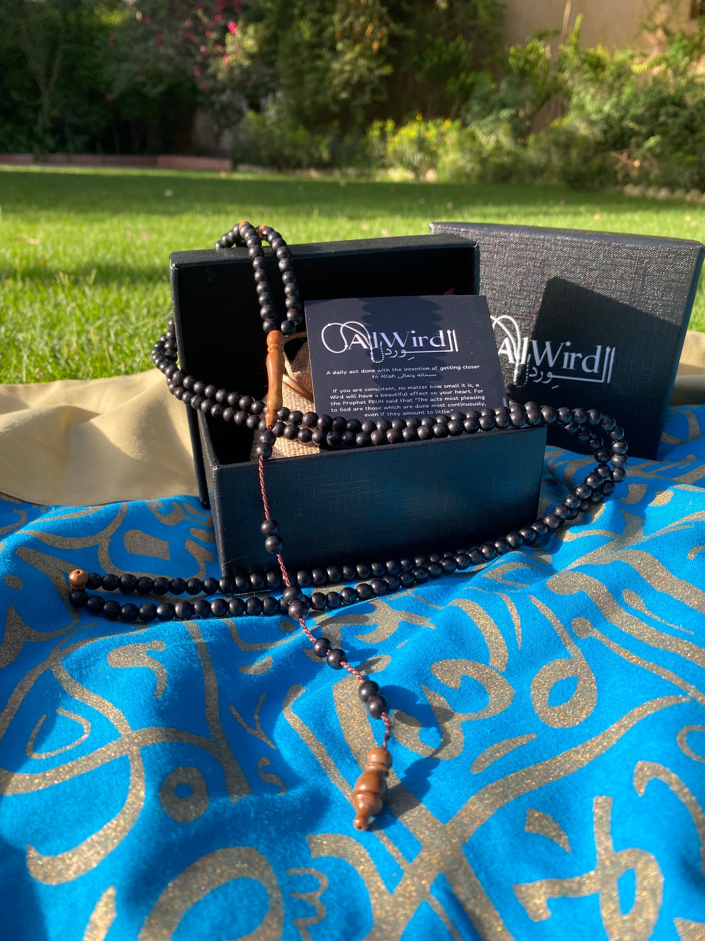 200 Ebony Wood Beads Mixed with Kook